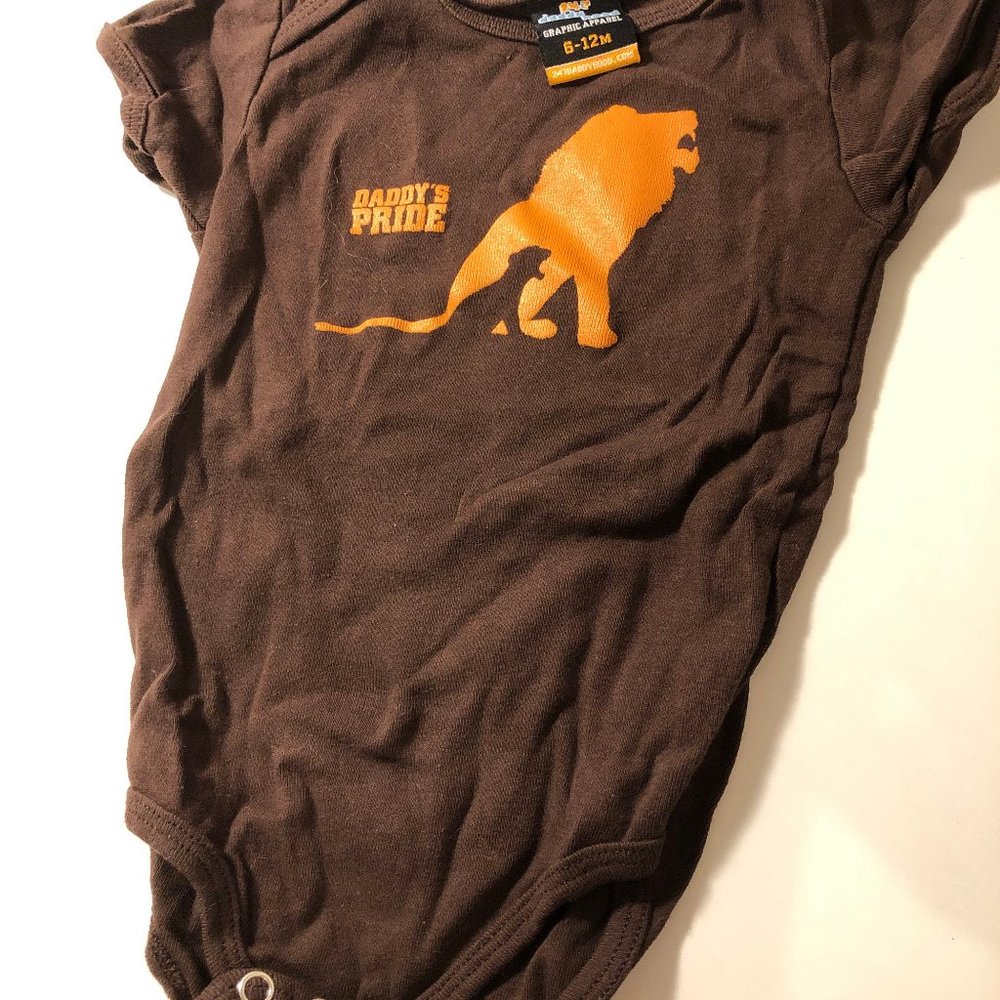 Daddy's Pride Lion Onesie 6-12M